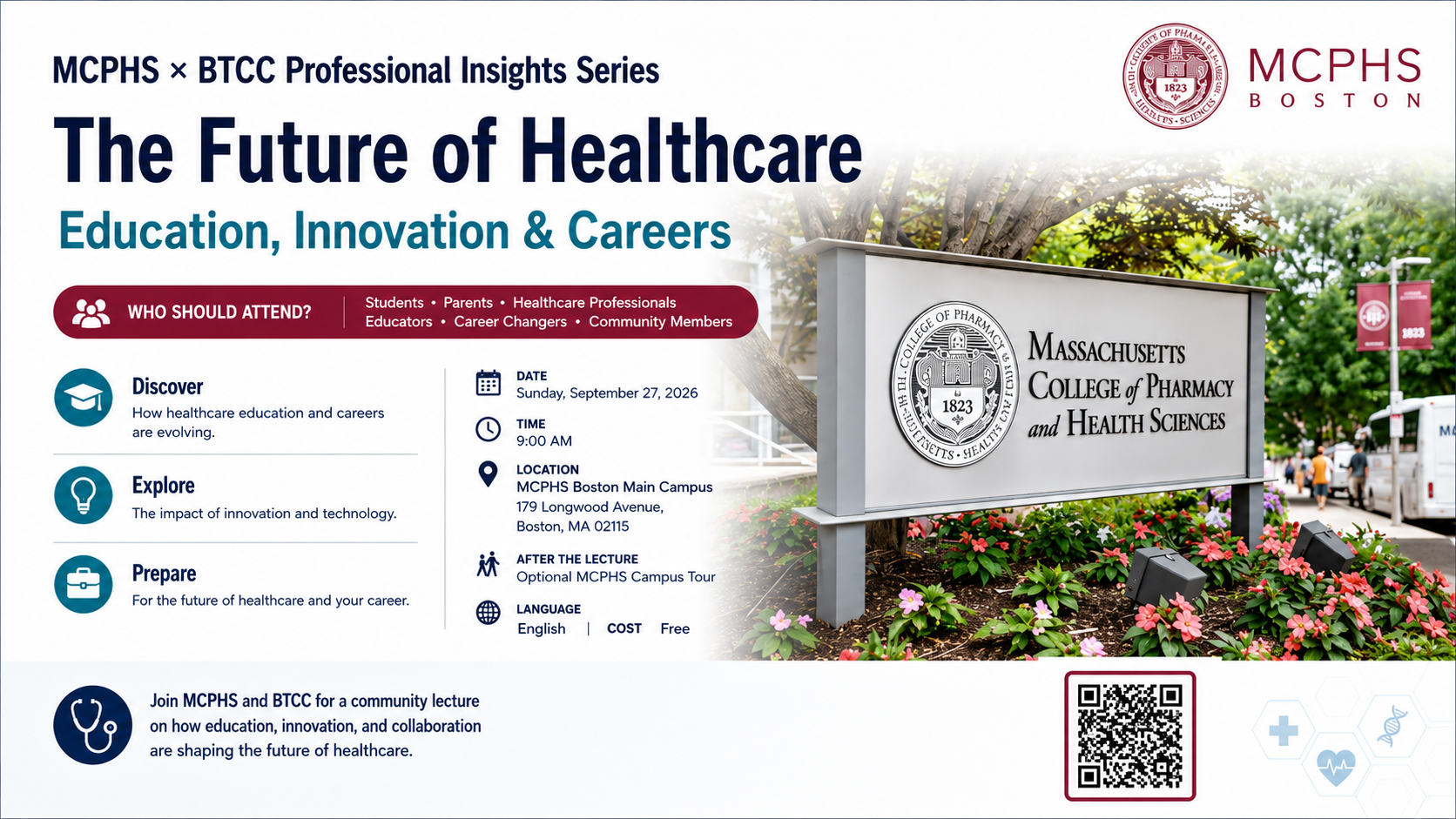 MCPHS × BTCC Professional Insights Series